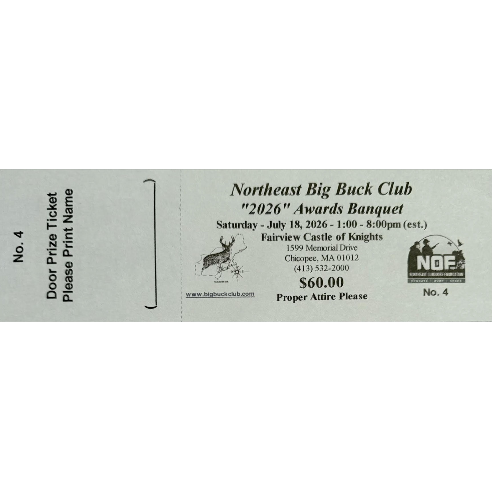 2026 Awards Banquet Single Ticket