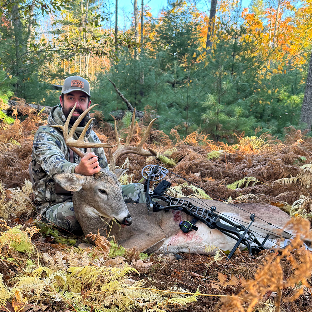 Large trophy whitetail deer harvested in the Northeast region